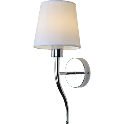 إضاءة جلو جليم جدارية مفرد مودرن فضي 1L E14