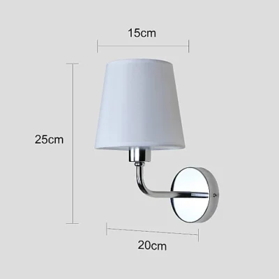 ابليك حائط جداري مودرن مفرد فضي E141L