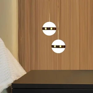 نجف مودرن ذهبي لون الانارة 3 اضاءات 30 واط مجوز