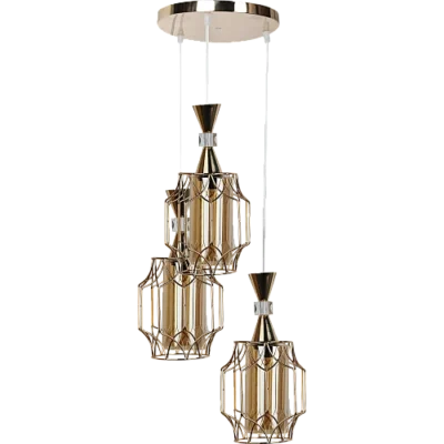 علاقي مودرن ثلاثي ذهبي E27*3L