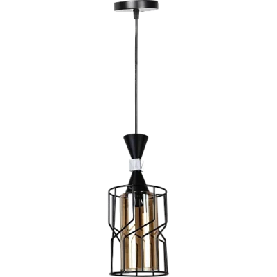 HA-D6040-1-BK-500x500h نجف مودرن اسود E27*1 مفرد