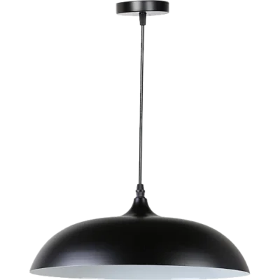 علاقي مودرن اسود مع ابيض E27*1L قطر 35 سم