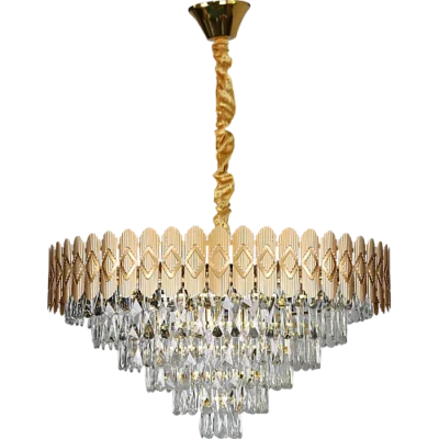 نجف مودرن ذهبي E1415L قطر 800 ملم