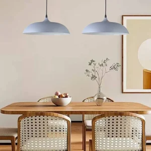 علاقي مفرد مودرن رمادي مع ابيض E271L قطر 45سم