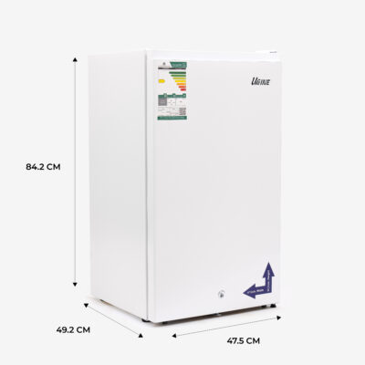 أوجين ثلاجة 90 لتر ,3.16 قدم مكعب ,باب واحد ,دي - فروست ,أبيض - UR1DK90