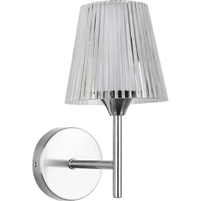 إضاءة ابليك حائط مفرد فضي1*E14