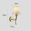 إضاءة لومي نيست جدارية و مودرن مفرد لون الشكل ذهبي تصميم كلاسيكي مميز E14