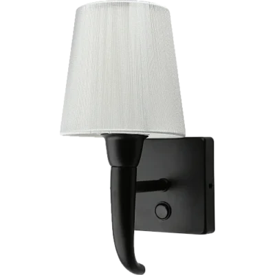 WA-D6052-1-BK (1)-500x500h إضاءة ابليك حائط مودرن اسود E14*1L مفرد