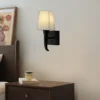 WA-D6052-1-BK-(22)-500x500 إضاءة ابليك حائط مودرن اسود E14*1L مفرد