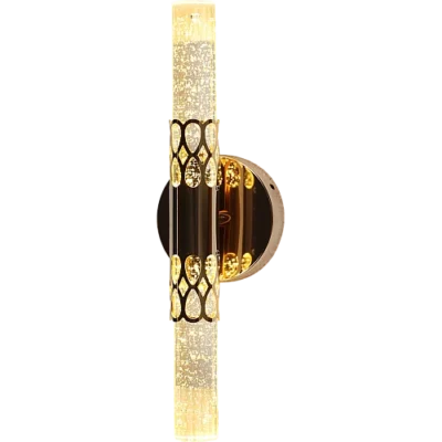 إضاءة أبليك حائط مودرن ذهبي لون الانارة 3 اضاءات واط 7