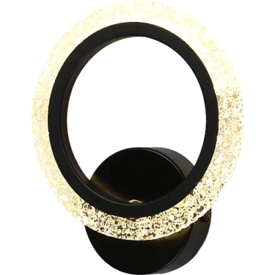 إضاءة أبليك حائط مودرن اسود لون الانارة 3 اضاءات واط 5