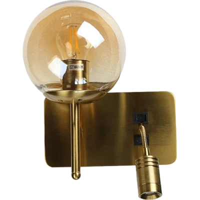 إضاءة ابليك حائط مودرن مفرد زيتي E27*1L