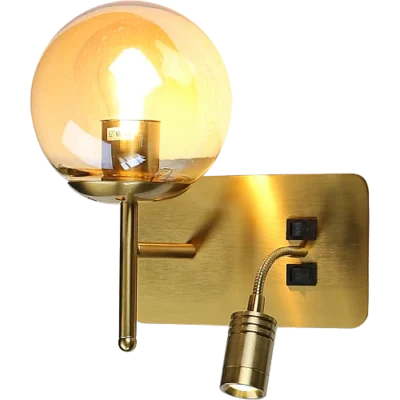 إضاءة ابليك حائط مودرن مفرد زيتي E27*1L