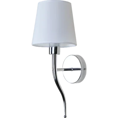 إضاءة جلو جليم جدارية مفرد مودرن فضي 1L E14