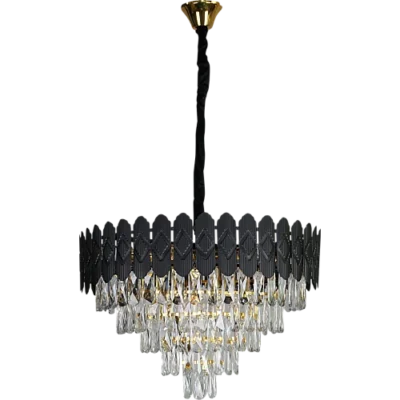 ogxosJMEoWng5JeXIXEoEz9F6HuJgSS1Yl6FgwWakm7uKC7-500x500h نجف مودرن اسود مع ذهبي E14*15L قطر 800 ملم