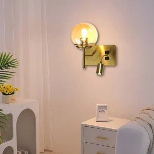 إضاءة ابليك حائط مودرن مفرد زيتي E27*1L