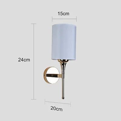 ابليك حائط جداري مودرن مفرد ذهبي E14*1L-T