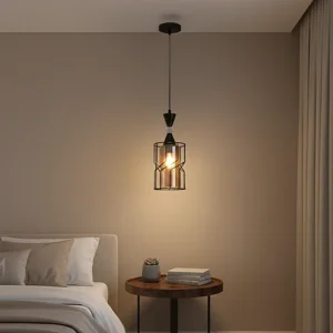 نجف مودرن اسود E27*1 مفرد