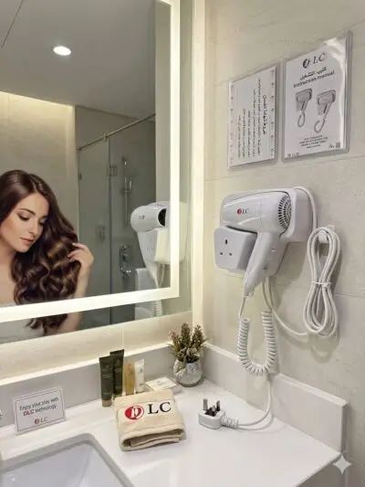 مجفف شعر جداري DLC موديلDLC-1202B – 1200W