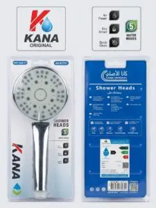 🚿 سماعة دش كانا الأصلي (KANA Original) – 5 أنظمة تدفق متطورة