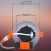 اسبوت لايت- LED DOWNLIGHT /7W -NOOR
