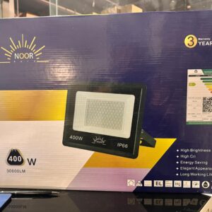 كشاف ليد (LED) خارجي قوي 400 واط من NOOR RAYS - مقاوم للماء والغبار IP66