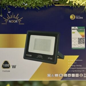 كشاف ليد (LED) خارجي قوي 100 واط من NOOR RAYS - مقاوم للماء والغبار IP66