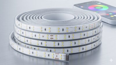 ض 💡 شريط إضاءة ليد ULTRA SONIC الذكي (50 متر)
