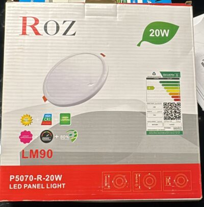 WhatsApp Image 2026-07-02 at 7.53.18 PM 💡 بانل LED دائري 20 واط – ROZ